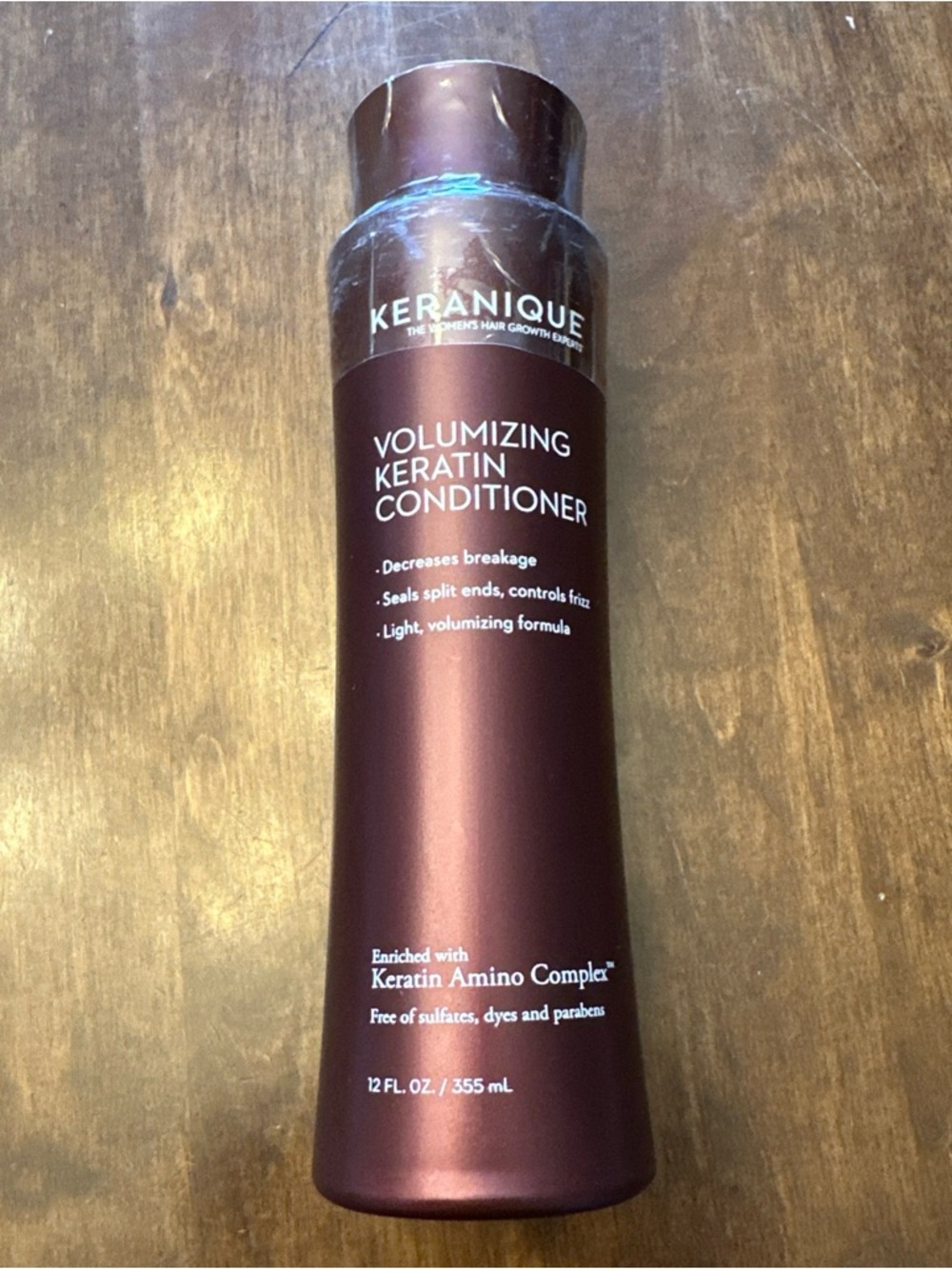 Keranique Volumizing Keratin Conditioner 12 fl. oz. Factory Sealed - NEW